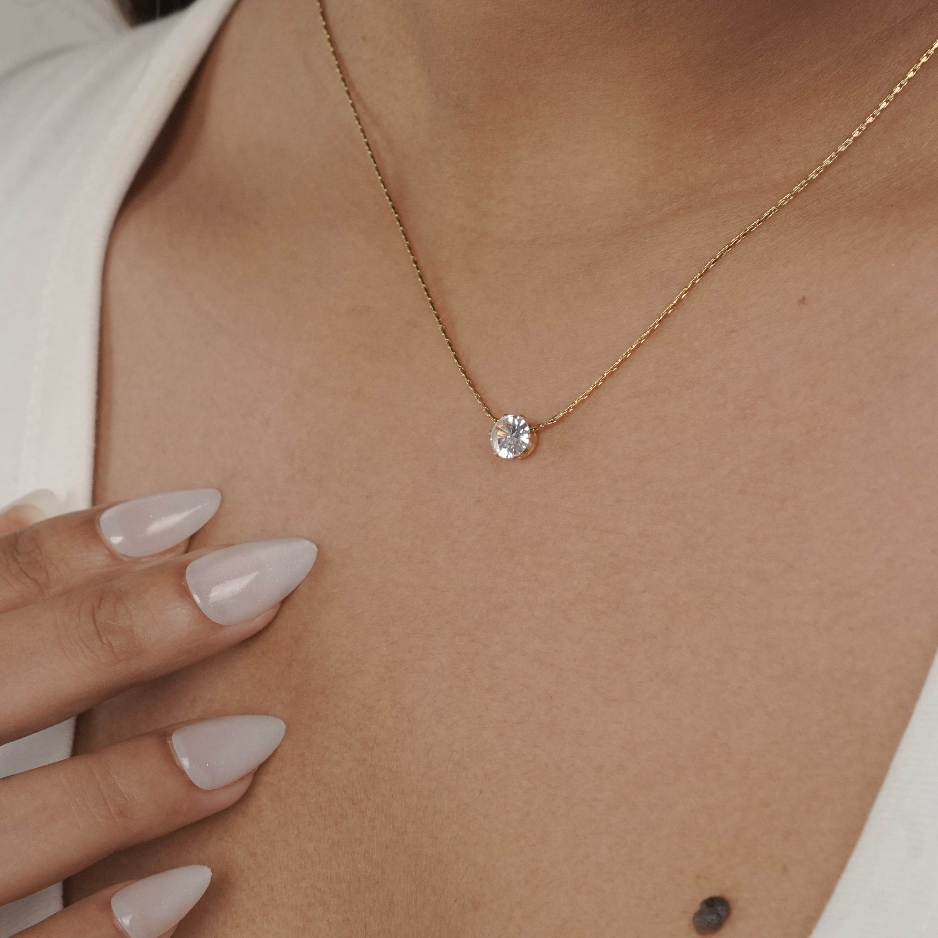 Solitaire Necklace