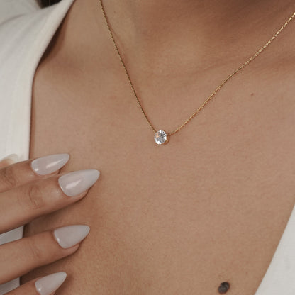 Solitaire Necklace