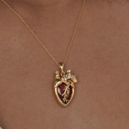 Anatomy Heart Necklace