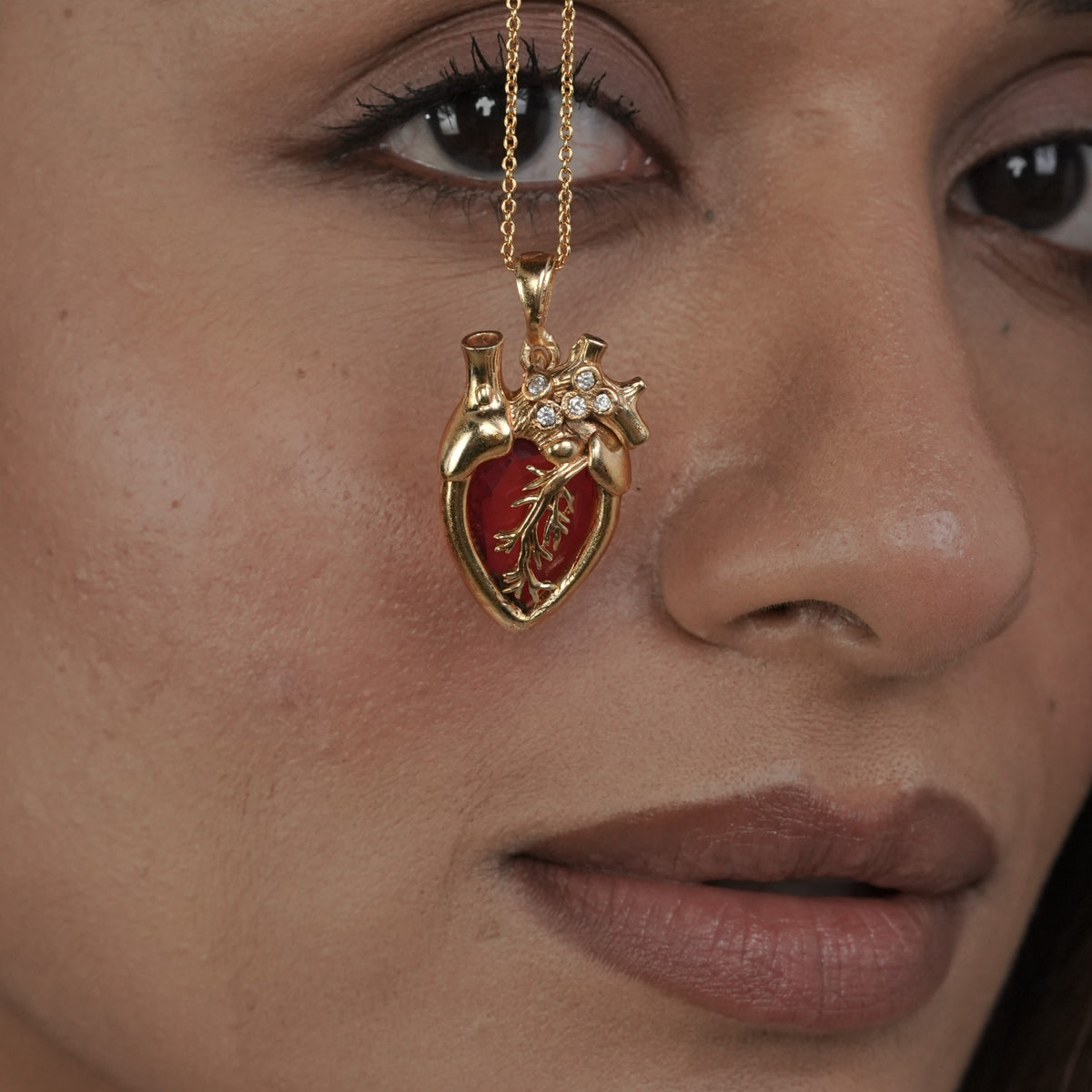 Anatomy Heart Necklace
