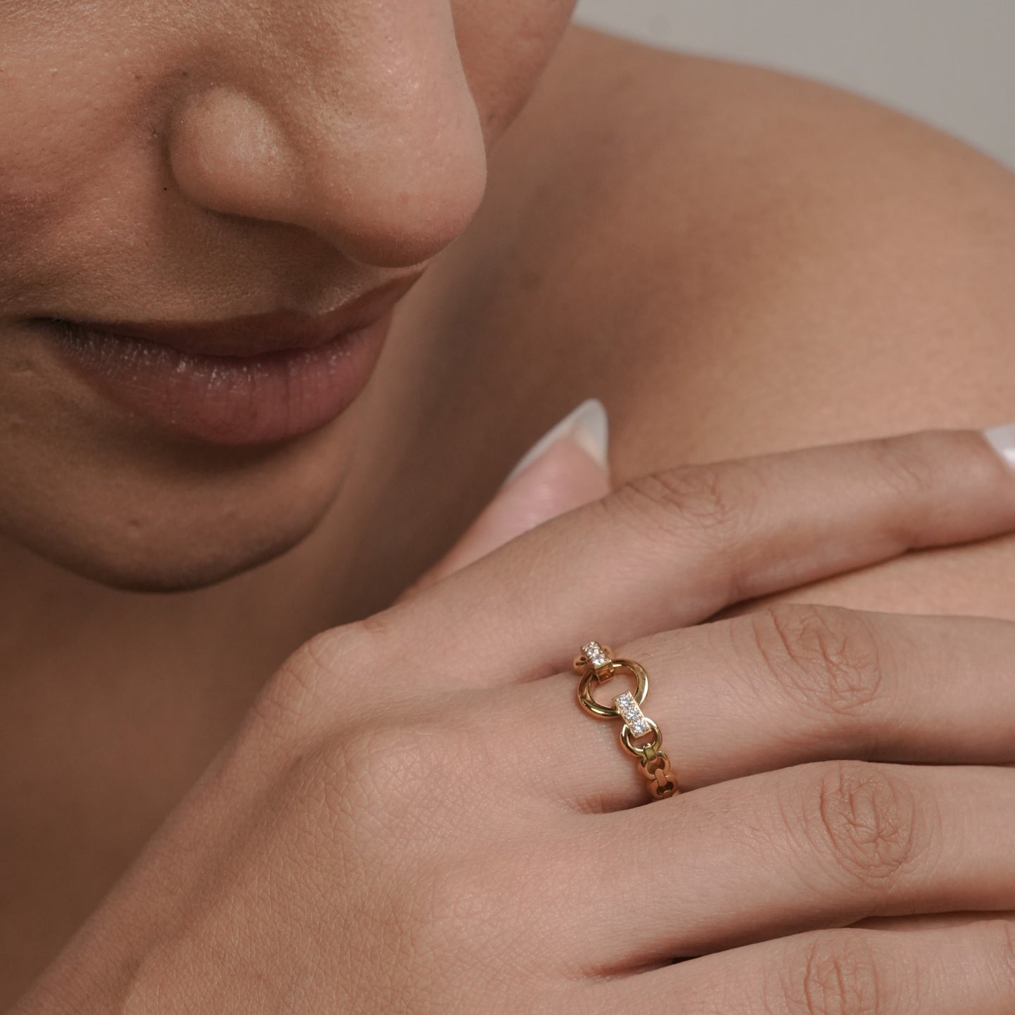 Darby Studded Ring