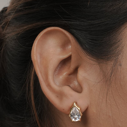 Zaurika Crystal Stud Earrings