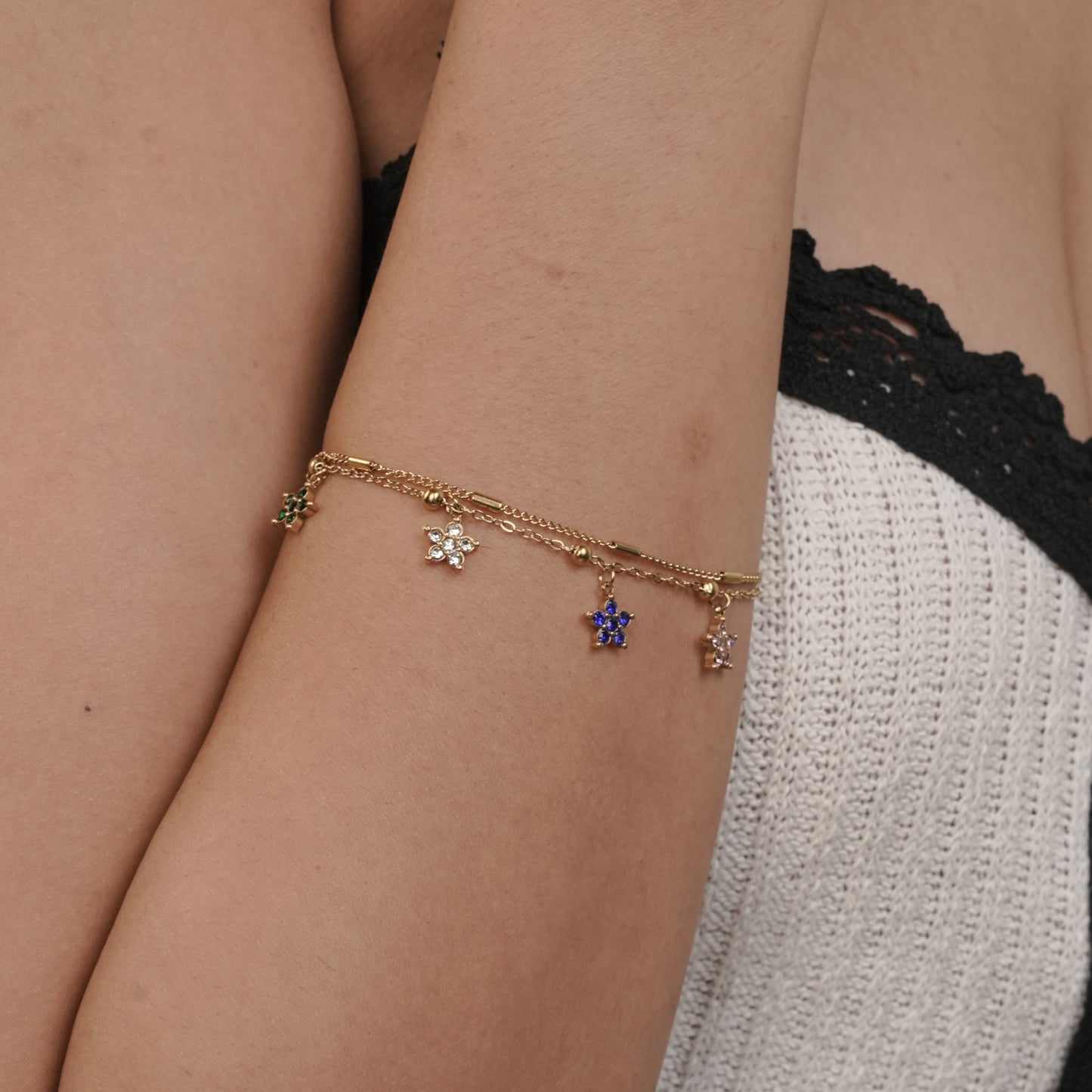 Crimsons Stack Bracelet