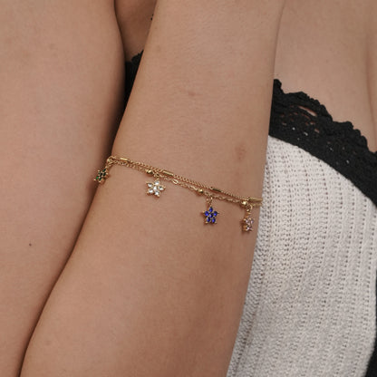 Crimsons Stack Bracelet