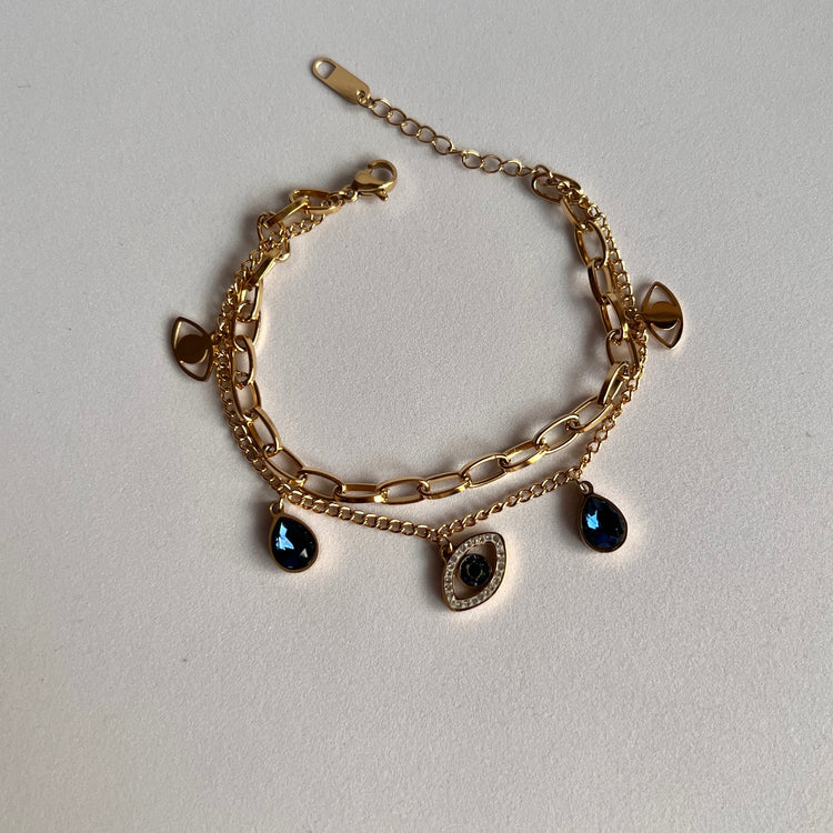 Evil Eye Charms Bracelet