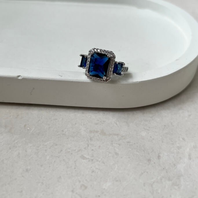 Sapphire Crystal Ring