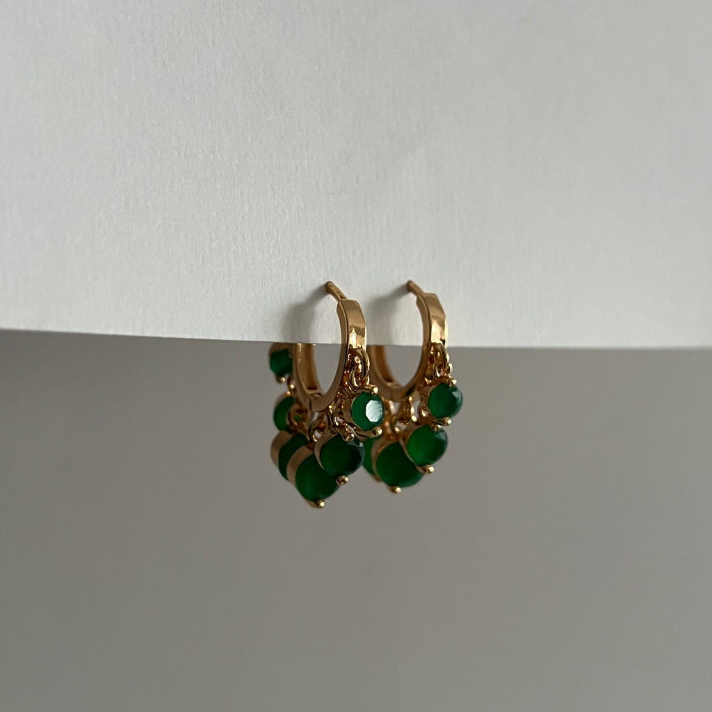 Annette Emerald Earrings