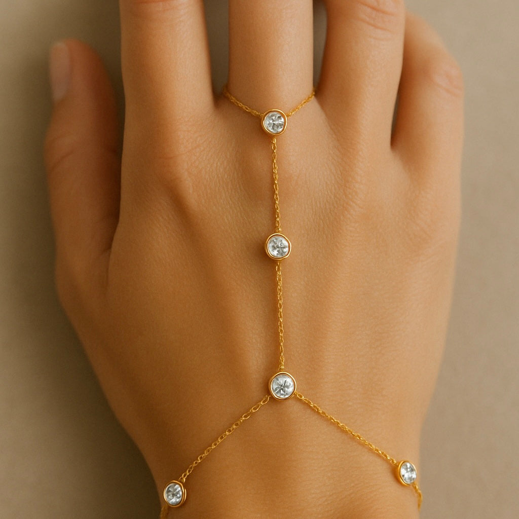 Cynthia Crystal Hand-chain