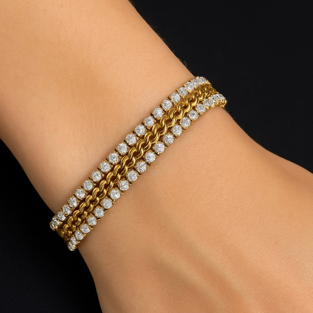 Marsha Luxe Stack Bracelet