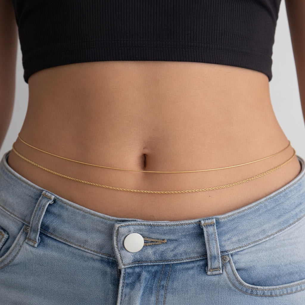 Caspian Layered Waist Chain