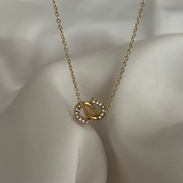 Horseshoe-Infinity Necklace