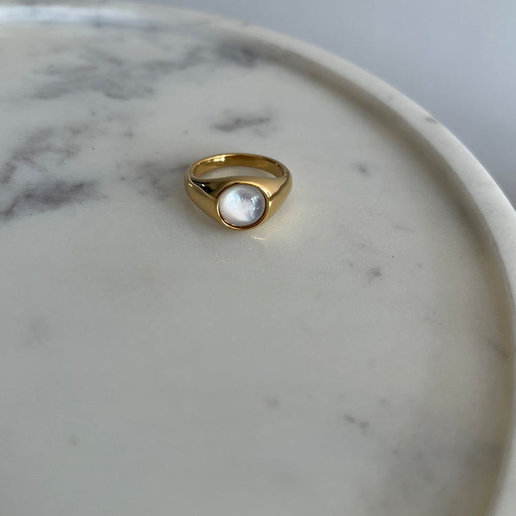 Mother Of Pearl Ring