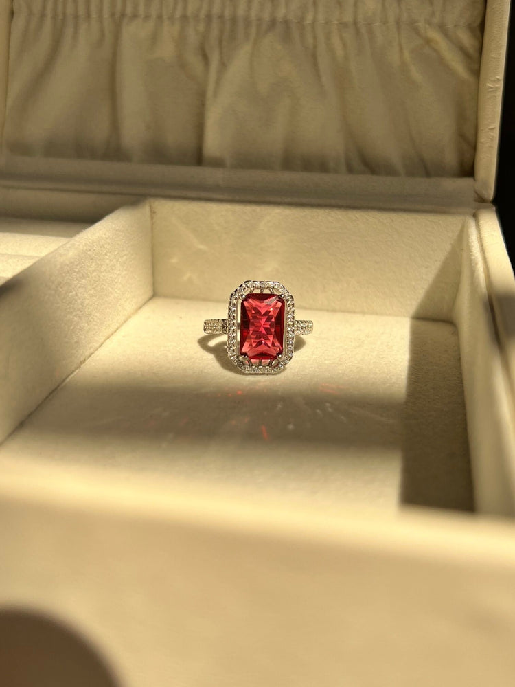 Ruby Serenity Sterling Silver Ring