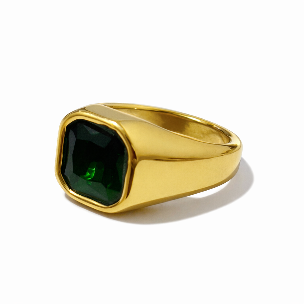 Emerald Signet Ring