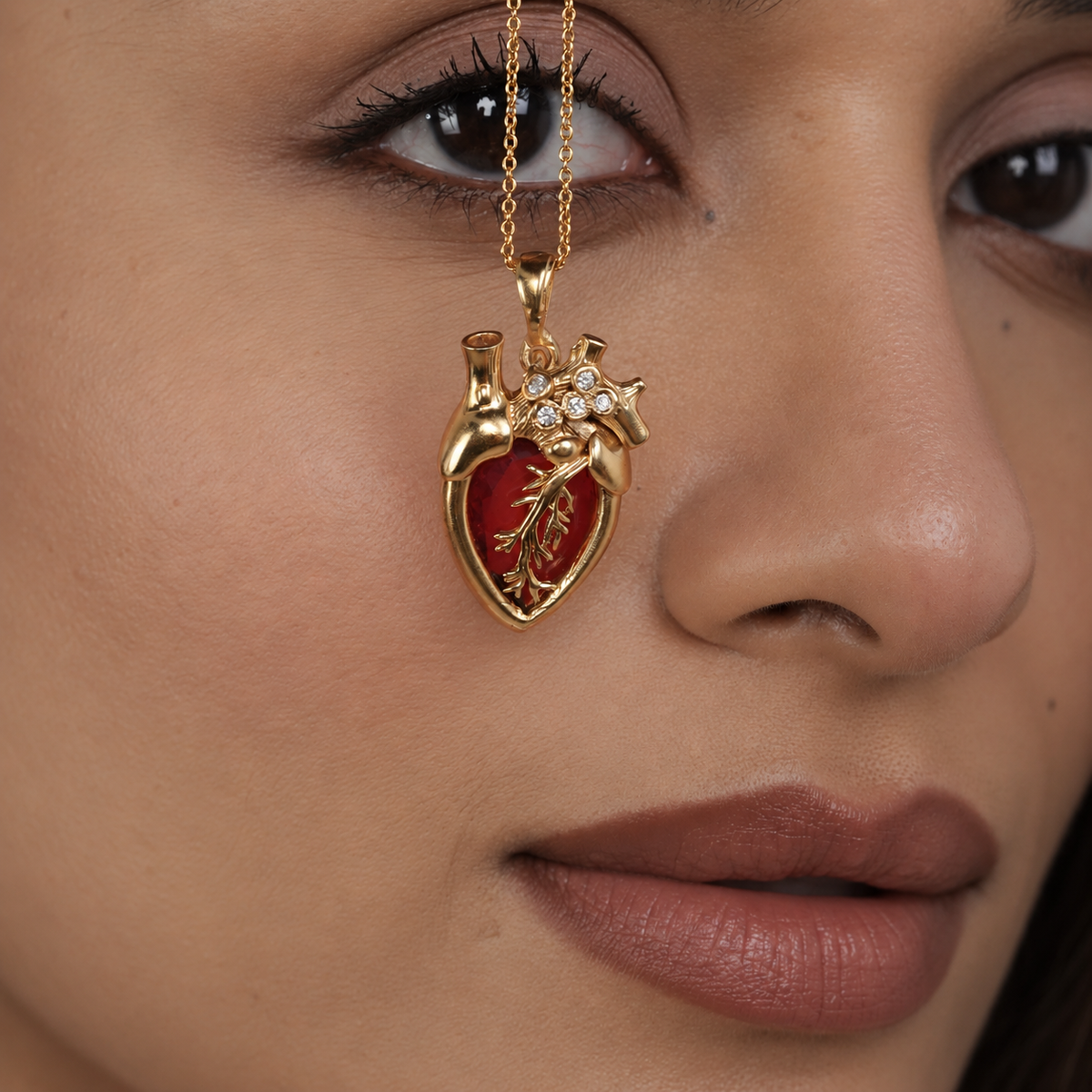 Anatomy Heart Necklace