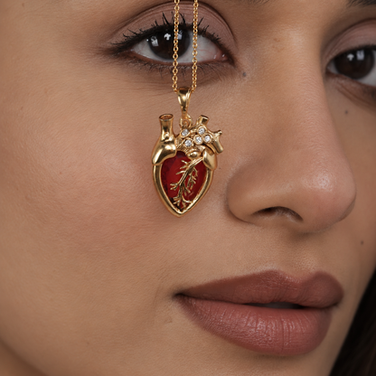 Anatomy Heart Necklace