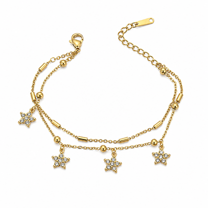 Crimsons Stack Bracelet