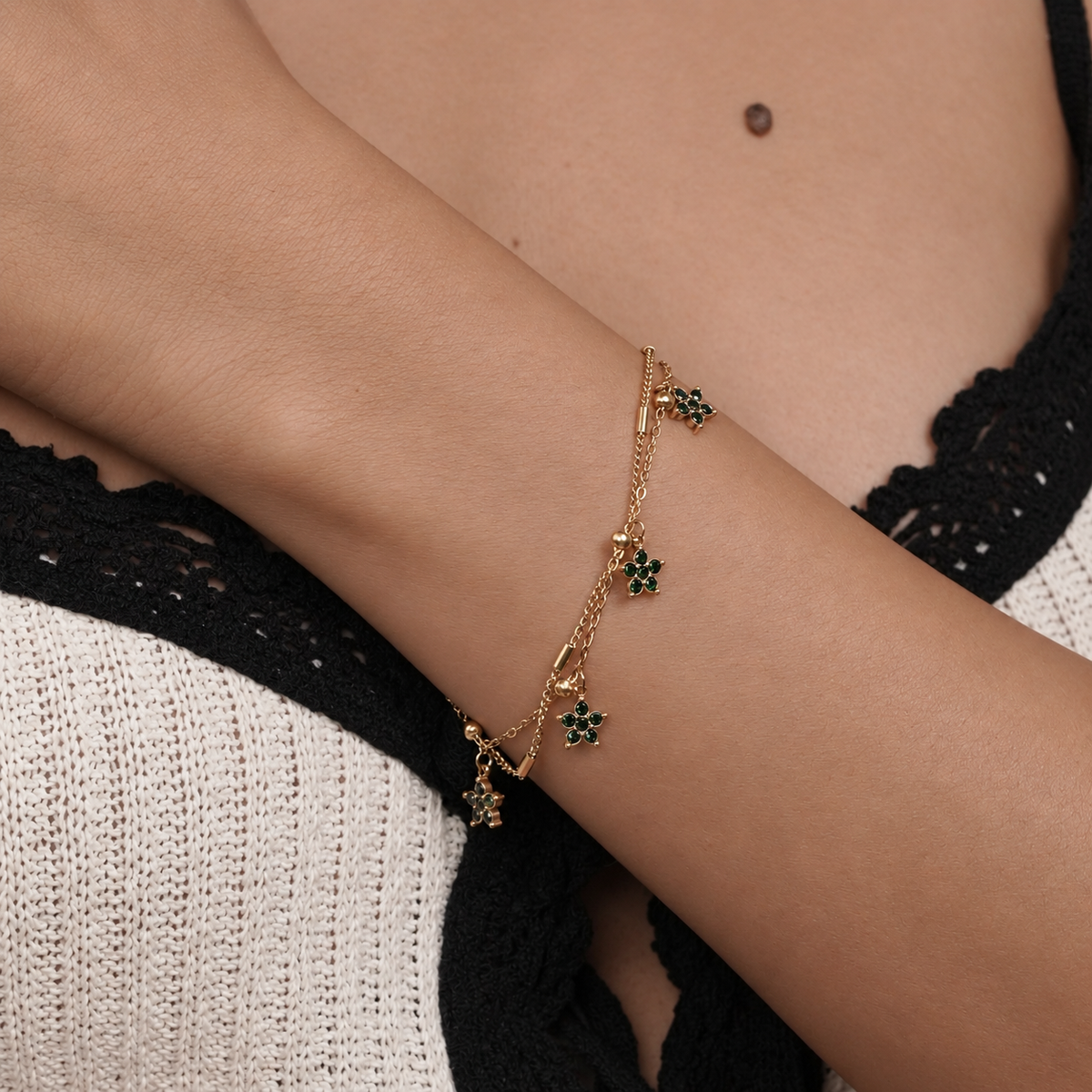Crimsons Stack Bracelet