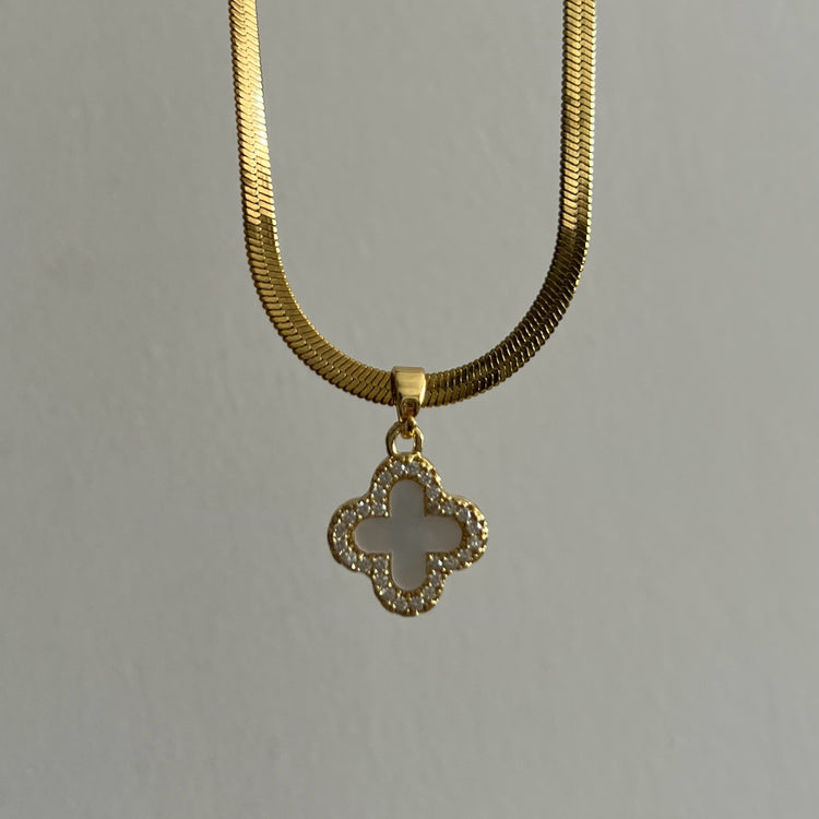 Clover Luxe Reversible Necklace