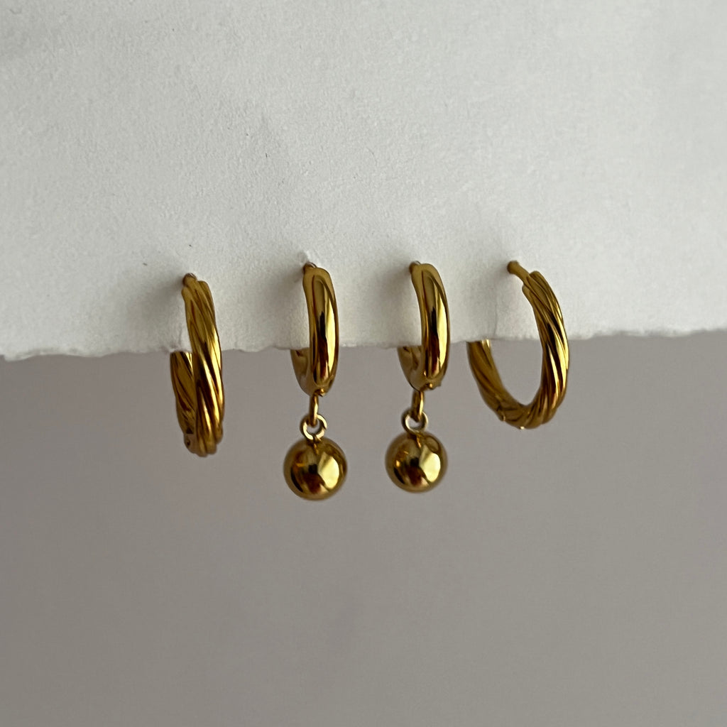 Ela-Bella Earrings (set of 2)