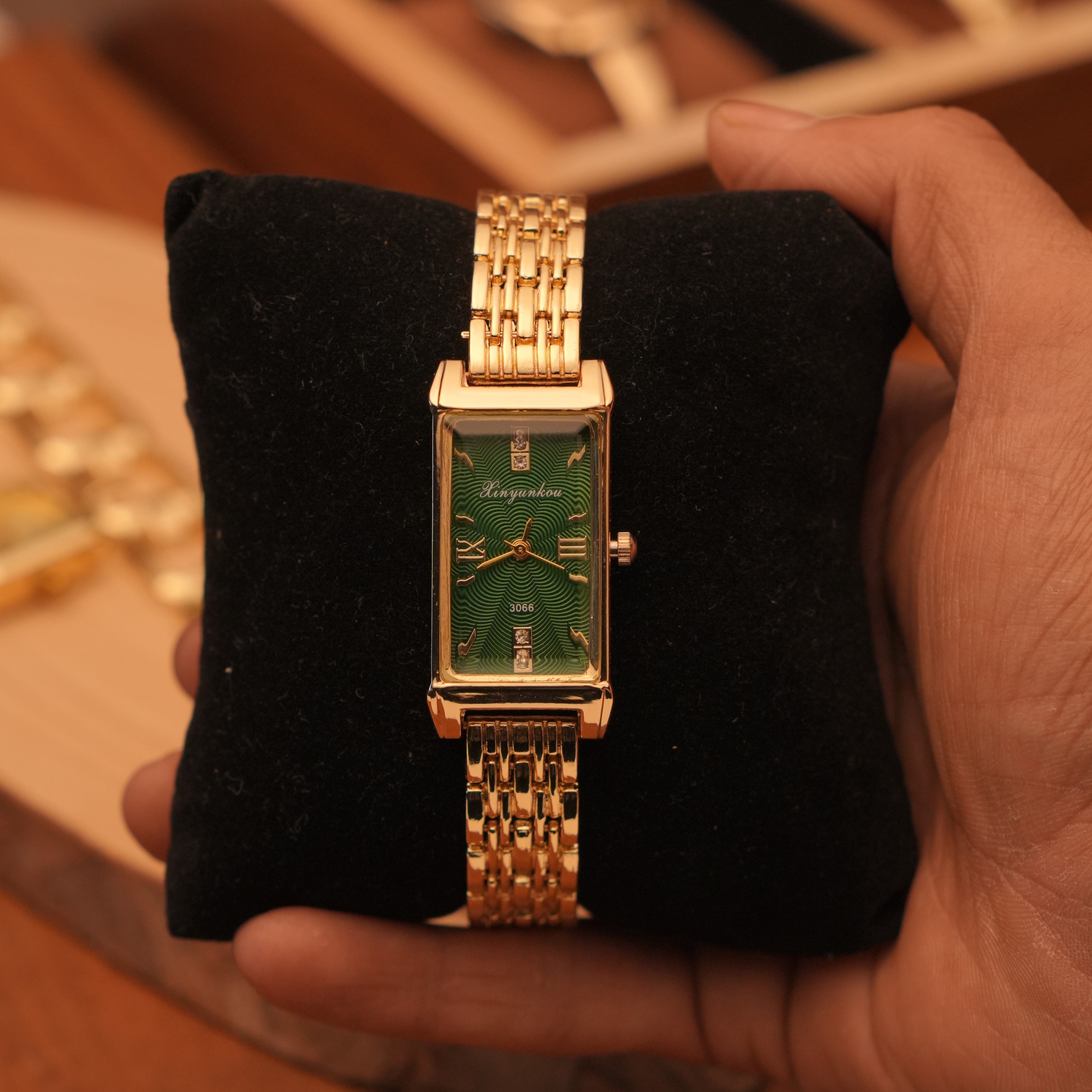 Michele Emerald Vintage Watch