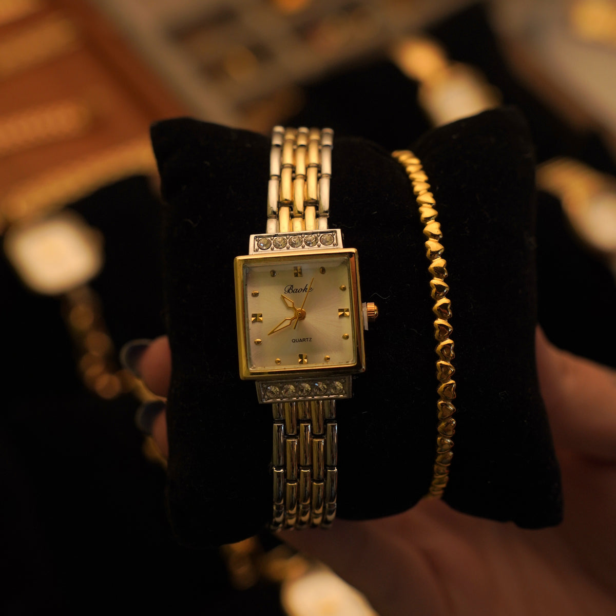 Felix Dual Tone Vintage Watch Stack