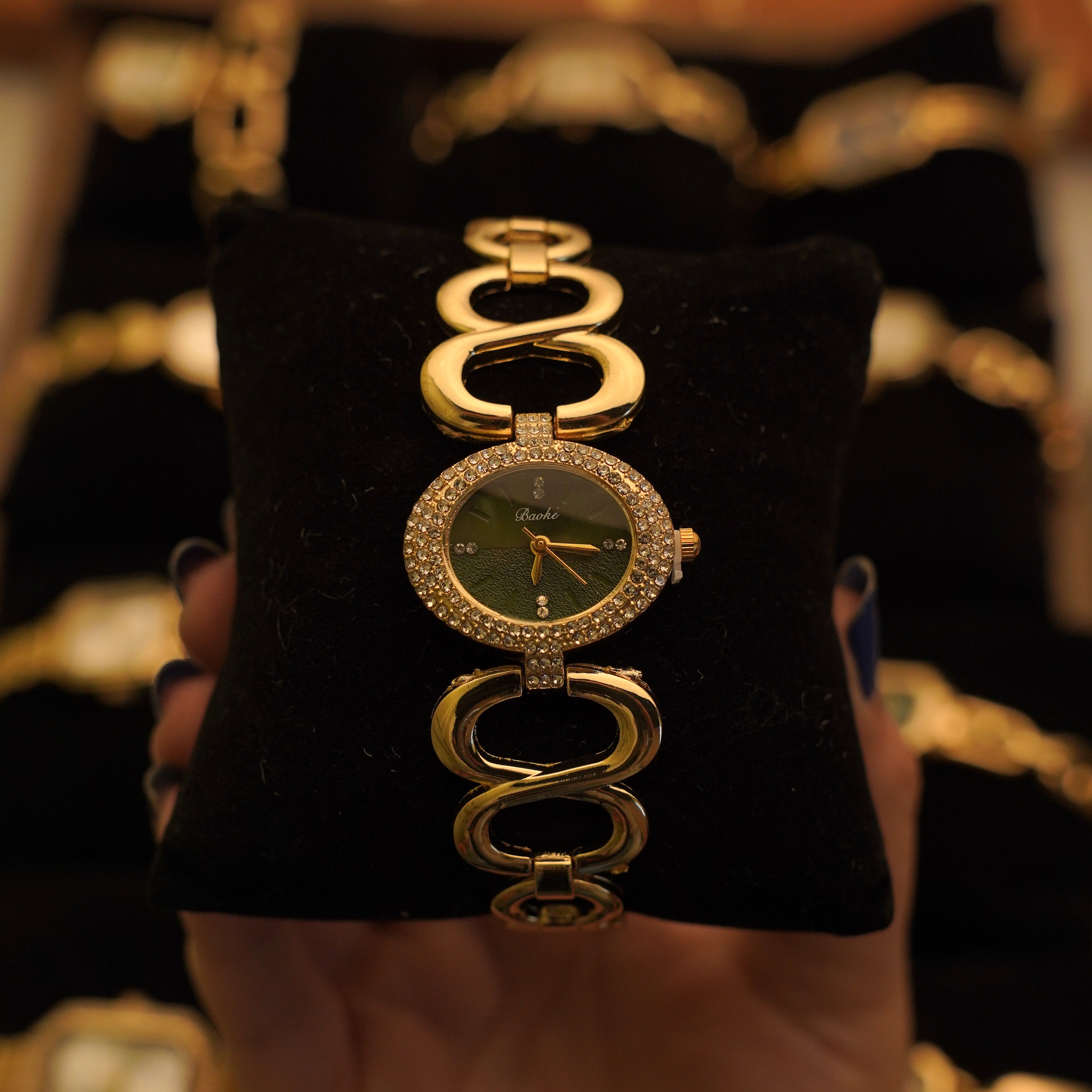 Lorcan Emerald Vintage Luxe Watch