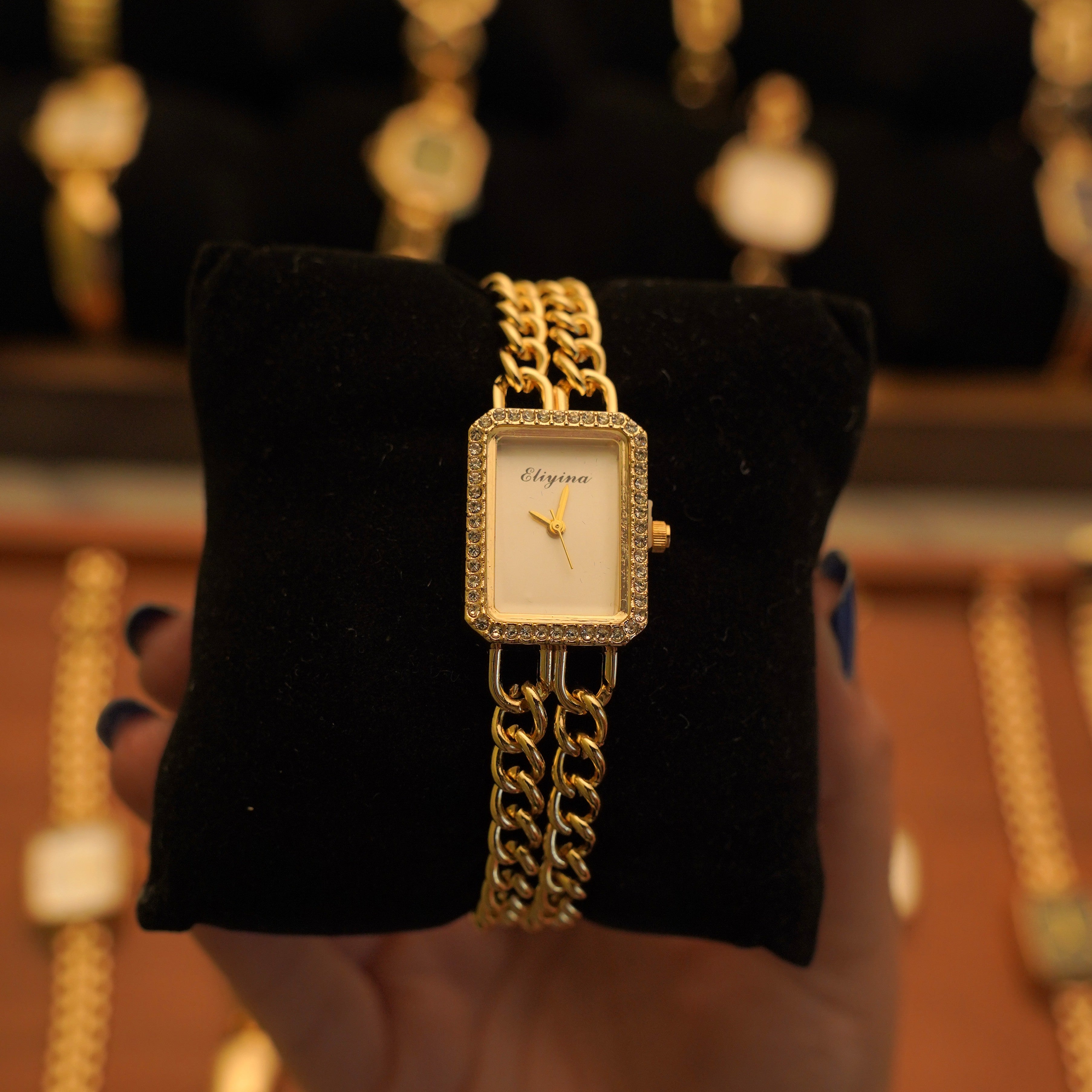 Martin Pave Chained Watch