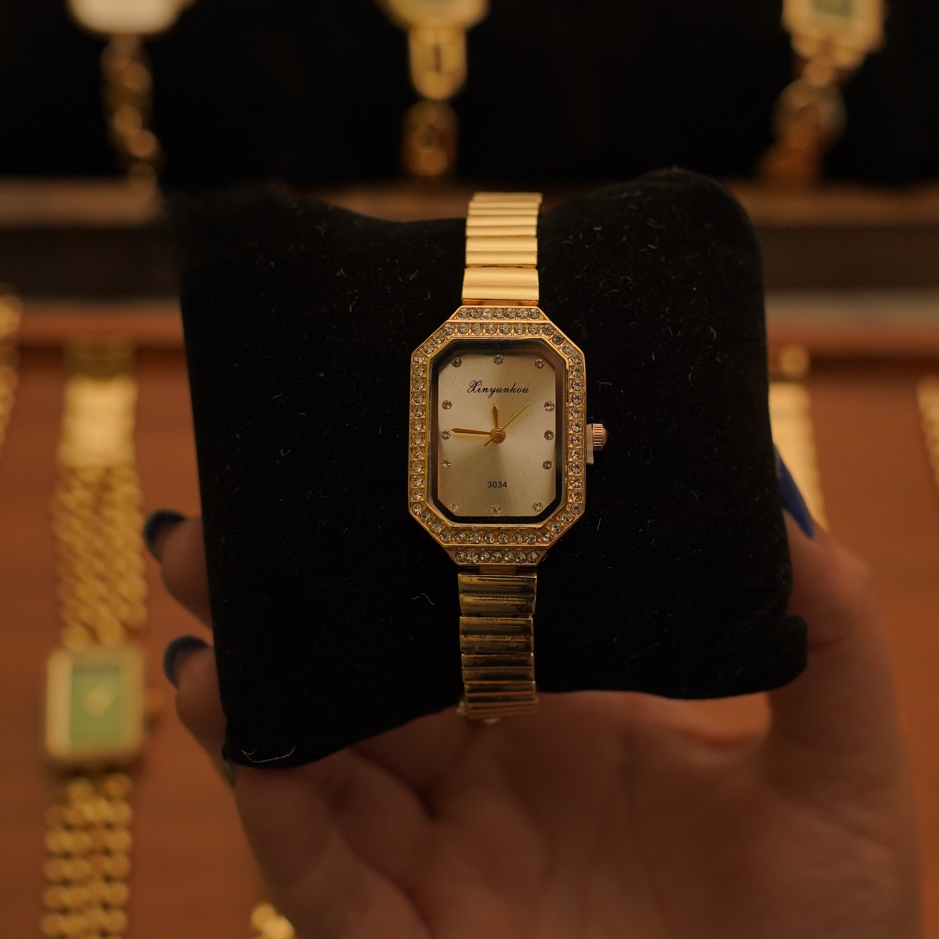 Declan Studded Vintage Watch