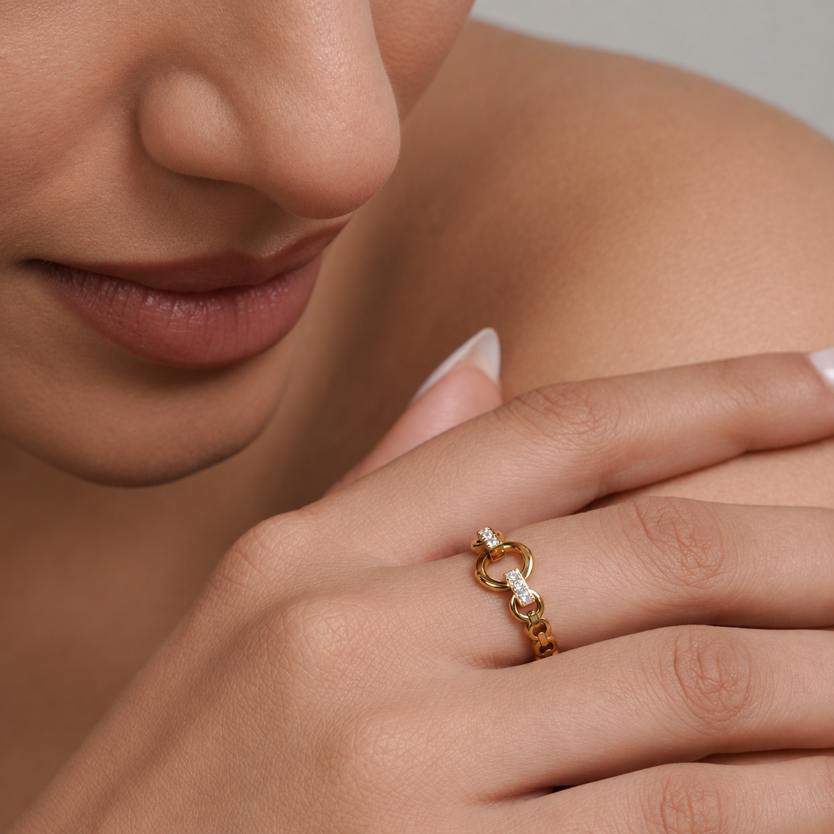 Darby Studded Ring