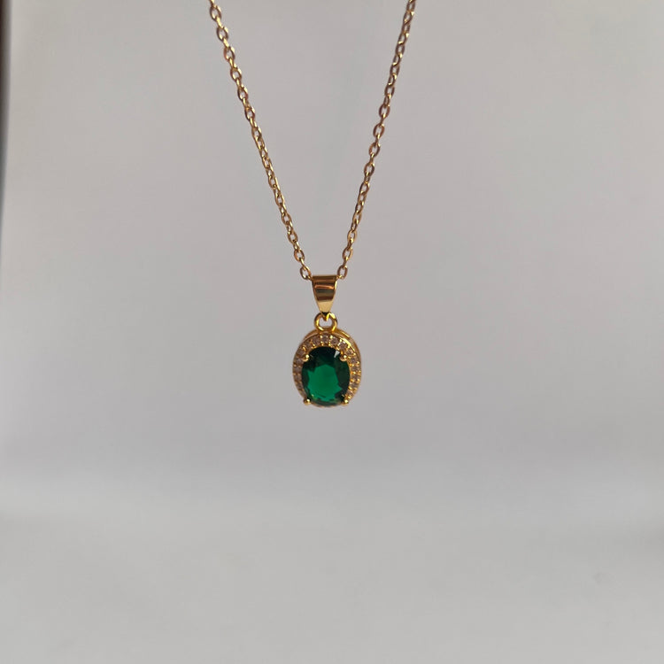 Alizee Emerald Necklace