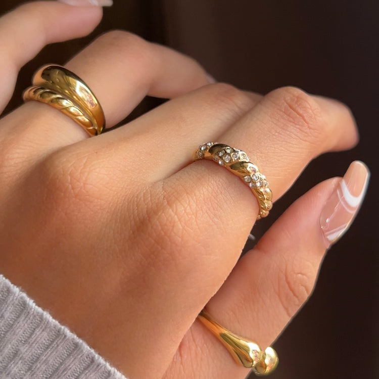 Luxe Croissant Ring