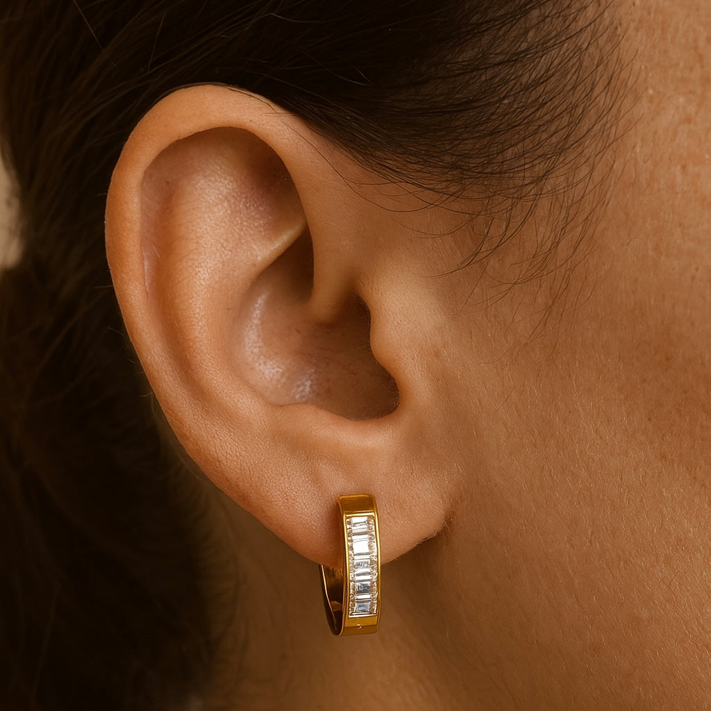 Ingrid Baguette Hoops