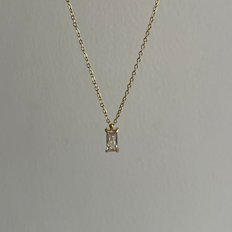 Baguette Charm Necklace