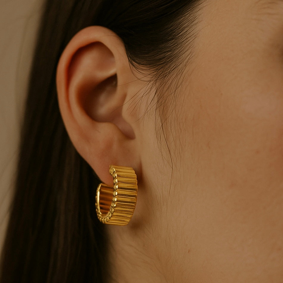 Ribbed Hoops