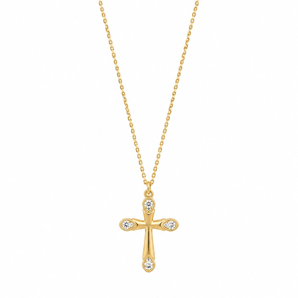 Cross Rhinestone Necklace