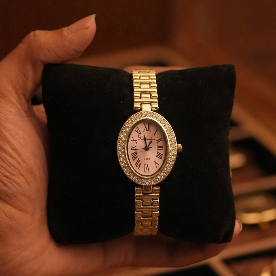 Apolline Vintage Studded Watch