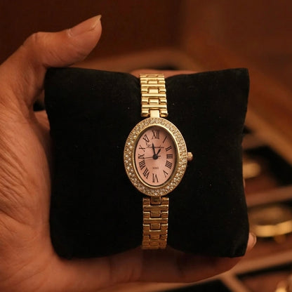 Apolline Vintage Studded Watch