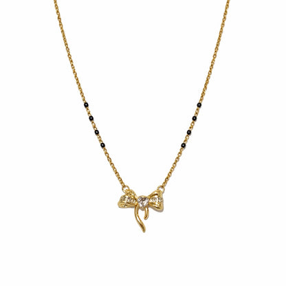 Baguette Bow Mangalsutra