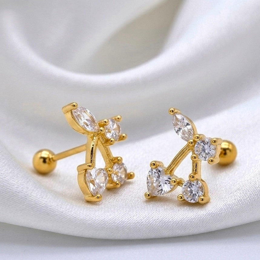 Cherry Ball Back Studs