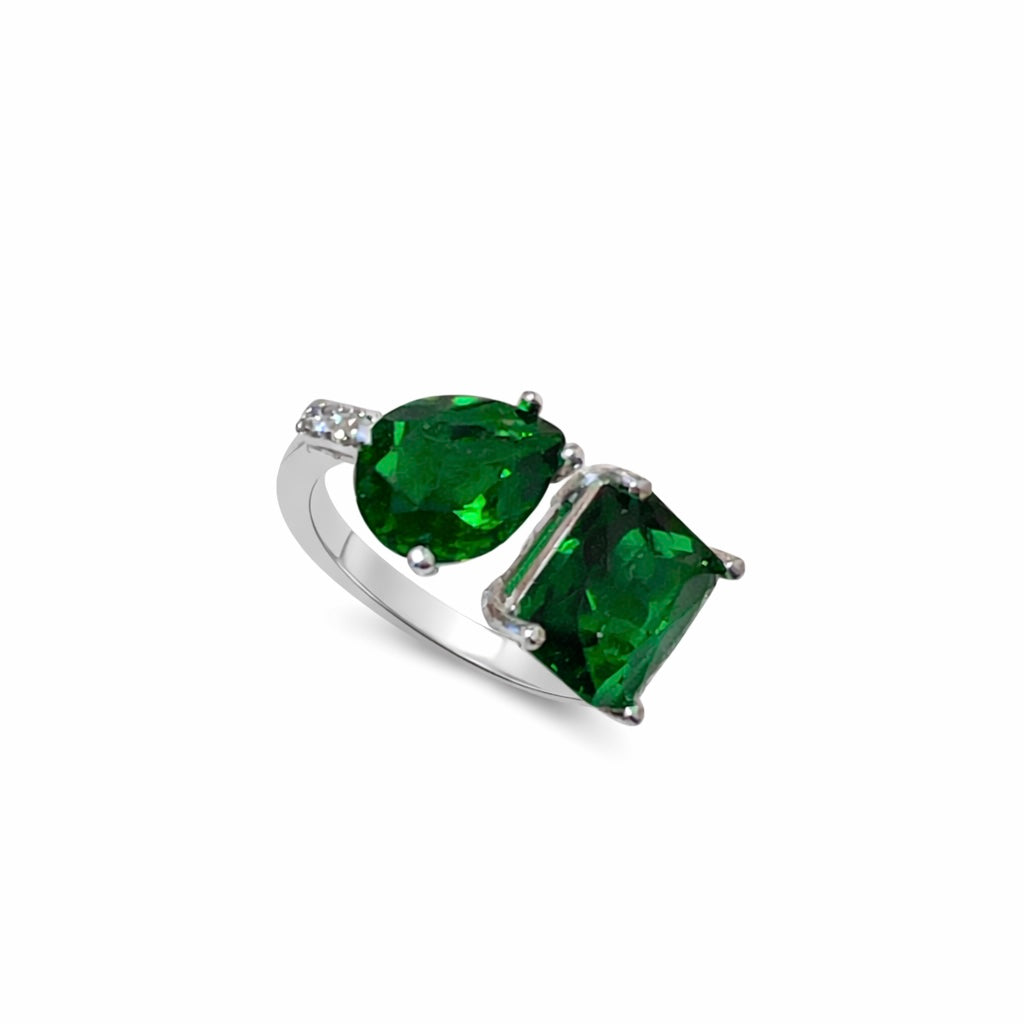 Et-Moi Emerald Ring (adjustable)