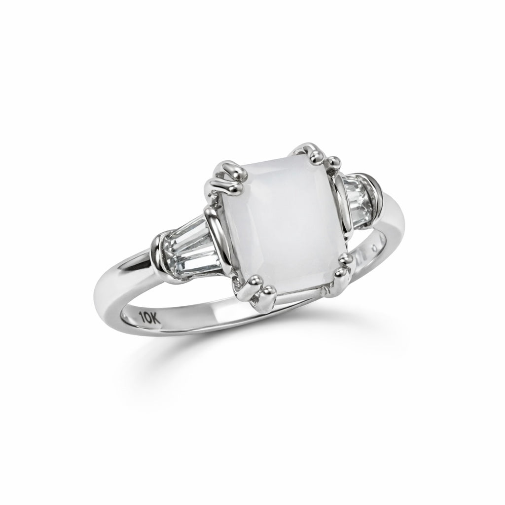 Silver Moonstone Ring (adjustable)