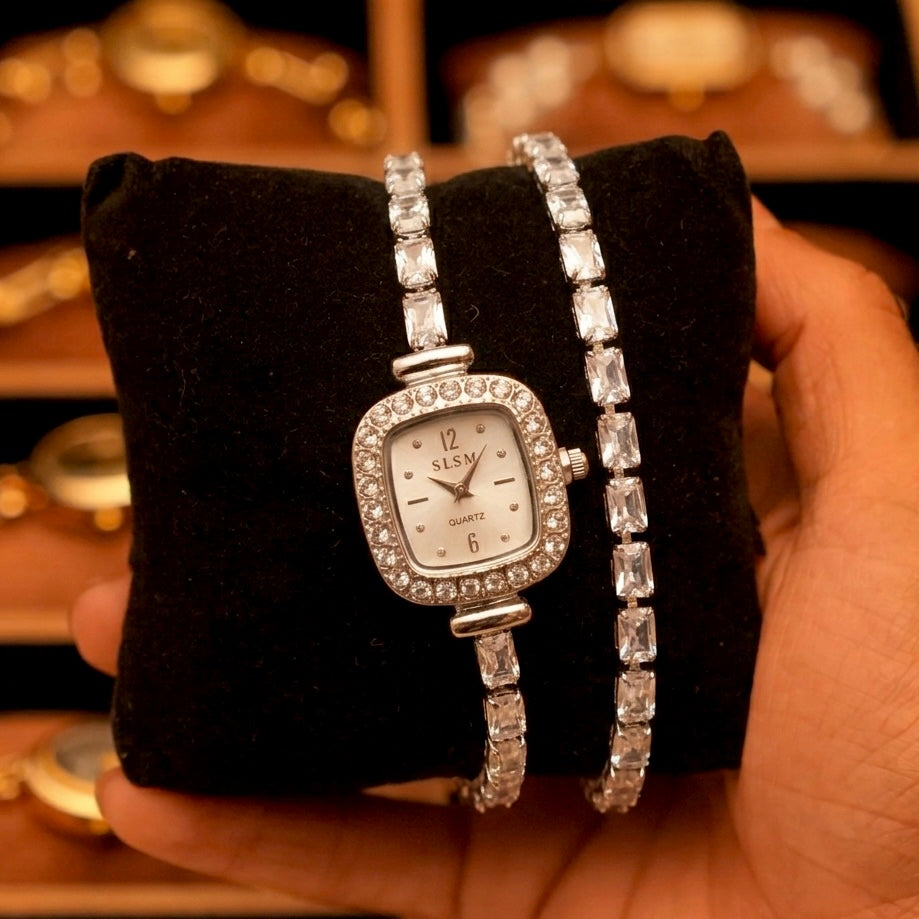 Priscilla Tennis Bracelet Watch