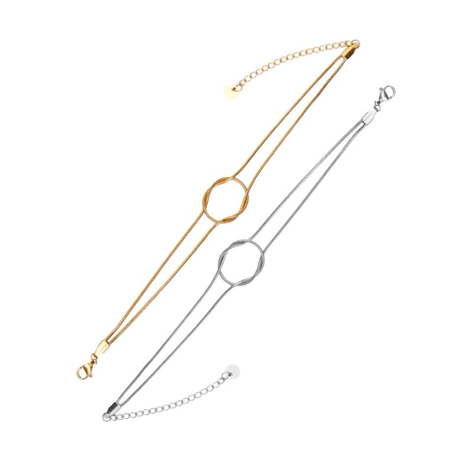 Bestie Knot-String Bracelet (set of 2)