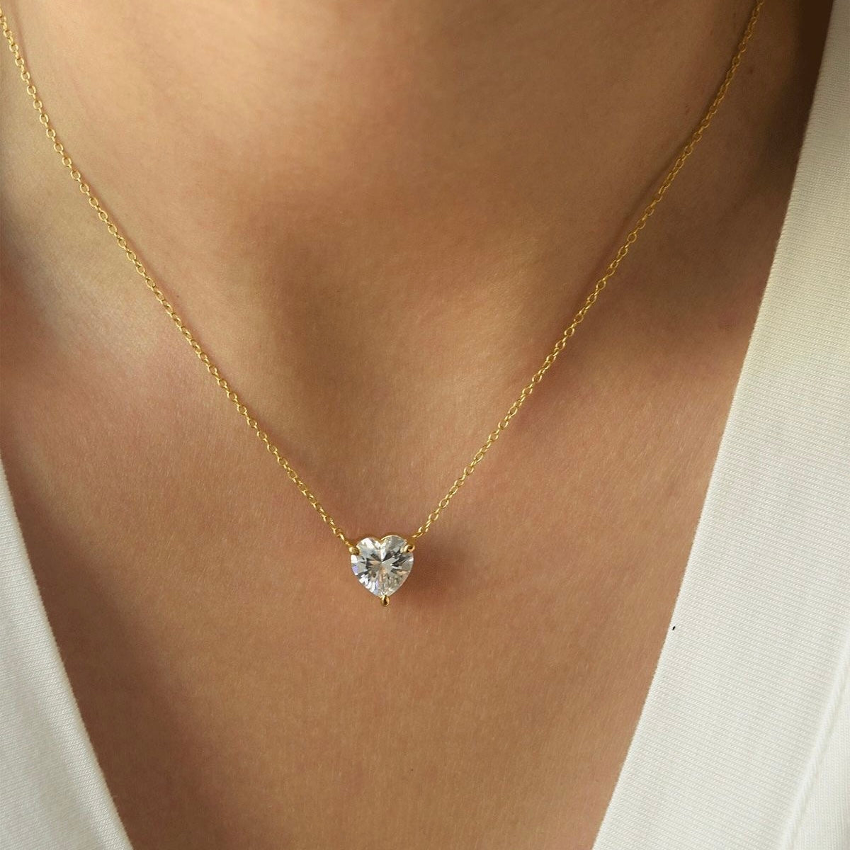 Diamond Heart Necklace