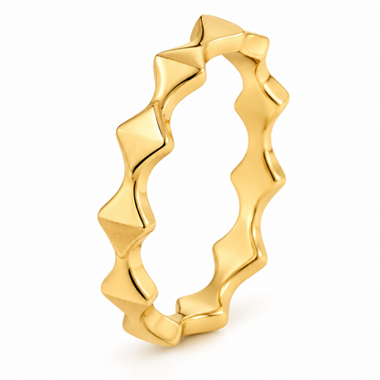 Heron Wave Ring Band