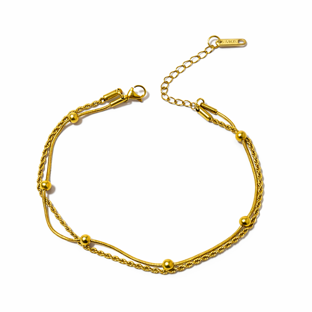 Silvia Layered Anklet