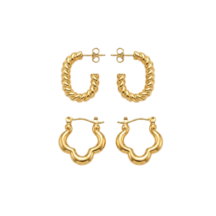 Truett Hoops (Set Of Two)