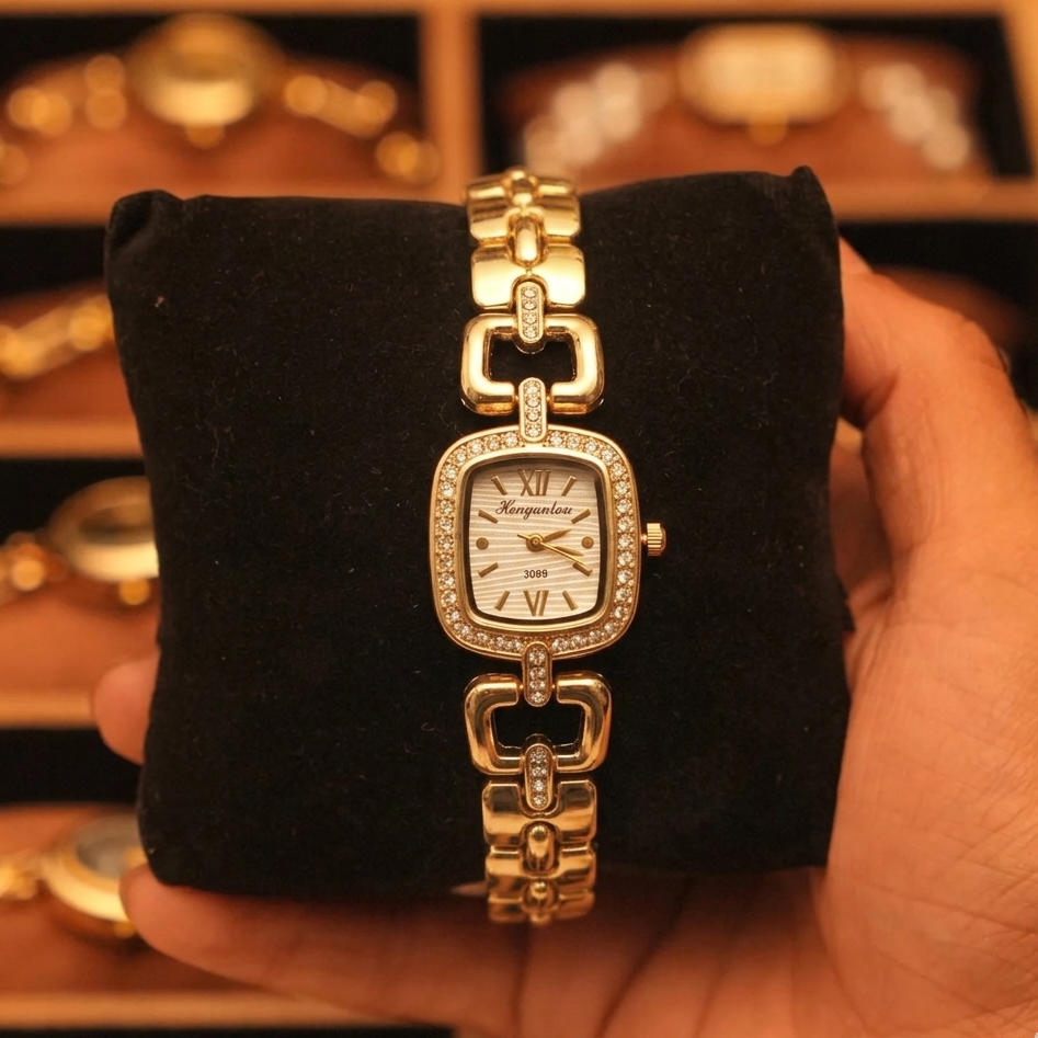 Eugenie Studded Vintage Watch