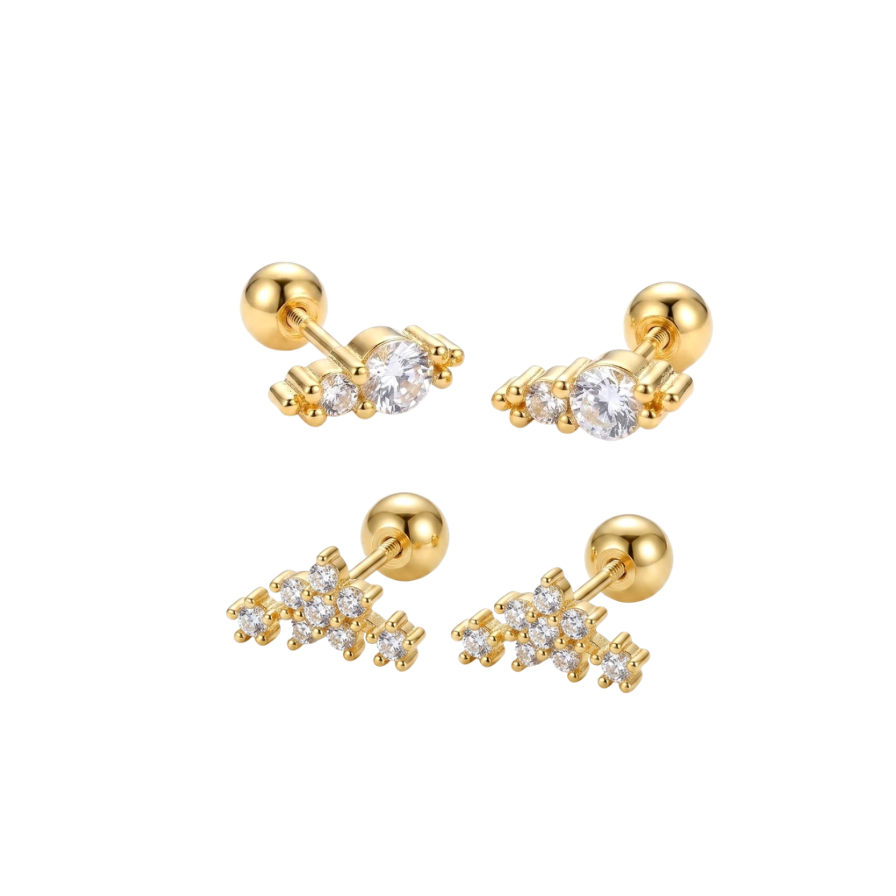 Laurel Piercing Studs (Set Of 2)